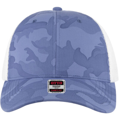 OTTO CAP® OTTO COMFY FIT® 6 Panel Low Profile Mesh Back Trucker Hat Thumbnail