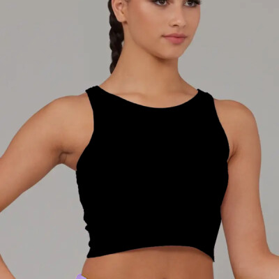 Weissmans Cotton Cropped Tank Youth & Adult Thumbnail